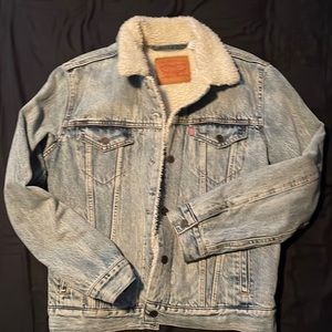 (Small) Vintage Fit Sherpa Trucker Jacket